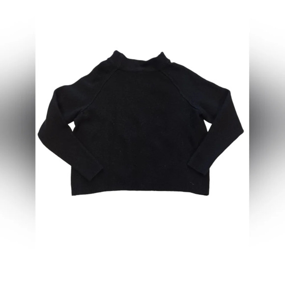 Free People EUC Black LS Cowl Neck Knit Sweater Size Small - Picture 5 of 10